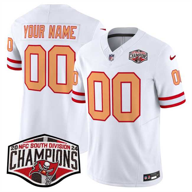 Men & Women & Youth Tampa Bay Buccaneers Active Player Custom White F.U.S.E. 2024 NFC South Champions Limited Stitched Jersey,We sell and wholesale Men & Women & Youth Tampa Bay Buccaneers Active Player Custom White F.U.S.E. 2024 NFC South Champions Limited Stitched Jersey on line form chian!